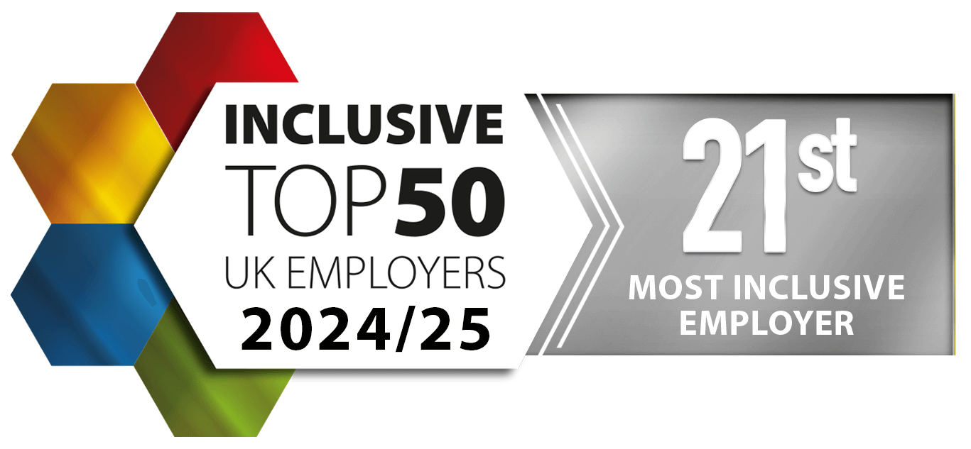 Inclusive top 50 UK employers logo