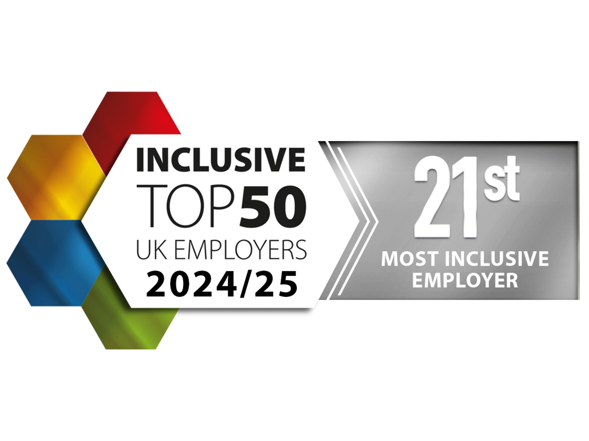 Inclusive top 50 UK employers logo