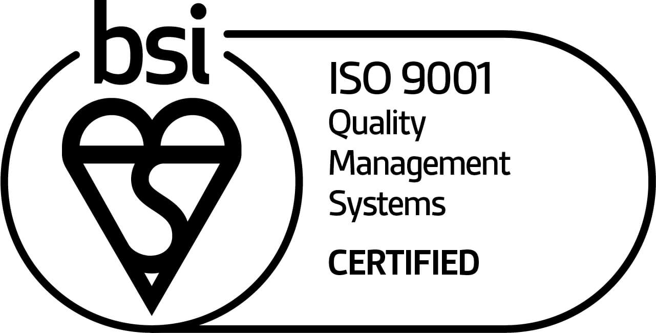 ISO 9001 Quality Management Systems logo 