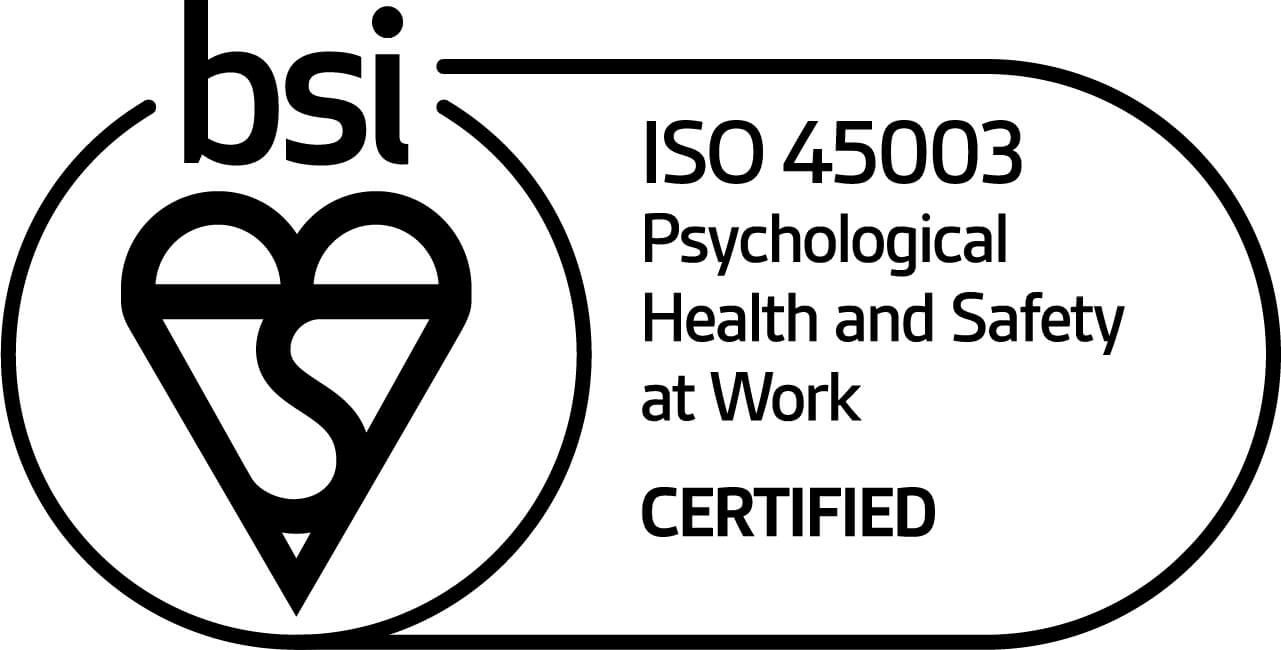 ISO 45003 psychological health and safety at work logo 